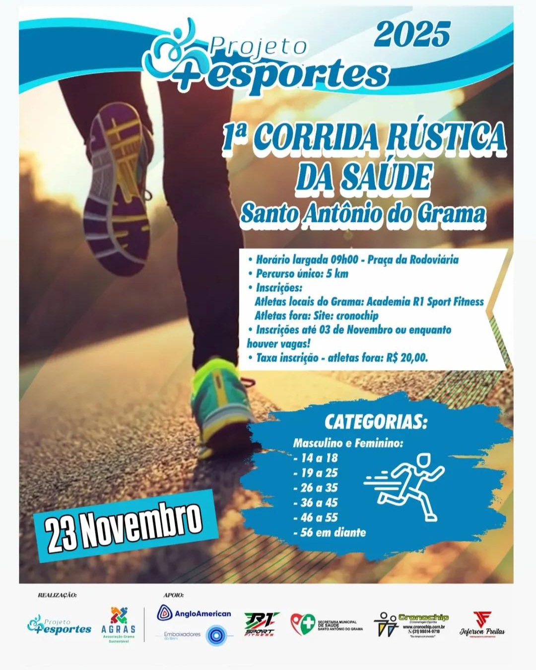 Imagem 1ª CORRIDA RÚSTICA DA SAÚDE